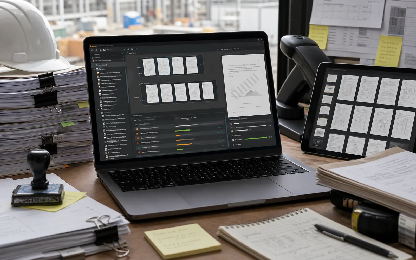 Herramienta de gestión de archivos PDF en un notebook